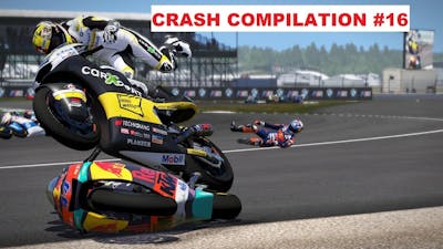 MotoGP 17 | Crash Compilation #16 | PC GAMEPLAY | TV REPLAY Moto2 game