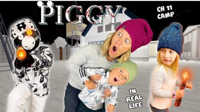 ROBLOX PIGGY IN REAL LIFE | CAMP