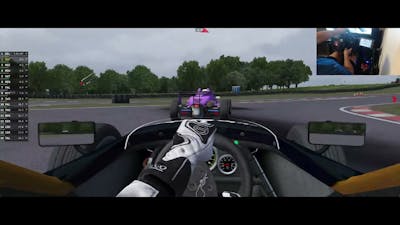 Assetto Corsa Skip Barber quick race at Oulton Park on an overcast afternoon.