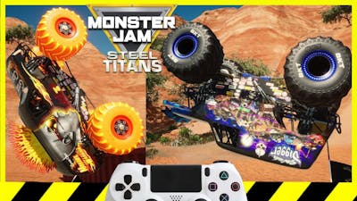 Monster Jam Steel Titans Every Monster Truck Video Game Backflip Championship