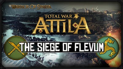 Total War: Attila - Gameplay  Battle Overview ~ The Siege of Flevum! (Saxons vs Franks)