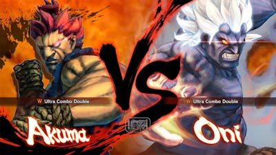 Akuma Vs Oni  ||  Ultra Street Fighter IV