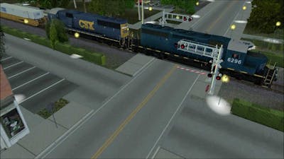 TrainzWatching: Chasing CSX Train R188 (Trainz Simulator 12)