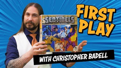 First Game of Sentinels of the Multiverse Definitive Edition with Christopher