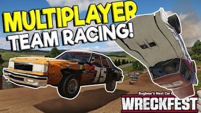 INSANE MULTIPLAYER TEAM RACING &amp; HUGE CRASHES! - Next Car Game: Wreckfest Gameplay w/ Spycakes &amp; OB!