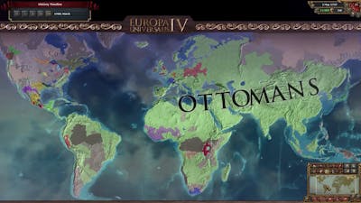EUIV Ottoman World Conquest Timelapse 1444 - 1737
