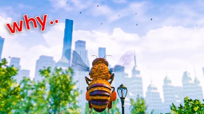 Someone actually made a BEE SIMULATOR game...