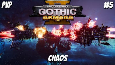 Battlefleet Gothic: Armada 2 | Multiplayer 2v2 | PVP #5 | Emperors Children - Carrier Cheese
