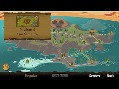 PixelJunk Monsters Ultimate Edition, Toki Island, Medium 4 - Two Streams (Regular difficulty)