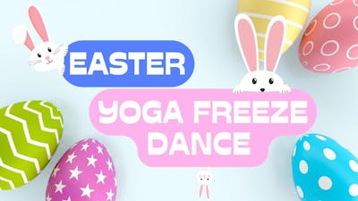 Easter Yoga Freeze Dance | Brain Break | Gonoodle inspired | PE Warm Up Game