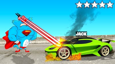 Oggy Become Superman To Save His City In With Jack (UNDEFEATED) | Rock Indian Gamer |