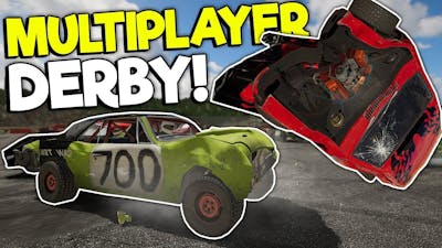 I CRASHED OB IN A CRAZY ONLINE DERBY! - Wreckfest Multiplayer Gameplay - Car Crashes