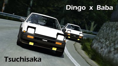 Dingo  x  Baba -- Tsuchisaka AE86 Tuned Battle and Bonus Clips -- Assetto Corsa