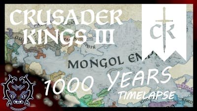 Crusader Kings III: Royal Court : (1000 YEARS in 5 MINUTES!) - WORLD🔥 Timelapse - Only AI(#13)