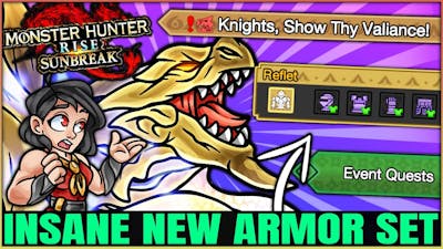 NEW FRONTIER EVENT QUEST - New BEST Armor Set  Hilarious Hunt - Monster Hunter Rise Sunbreak!