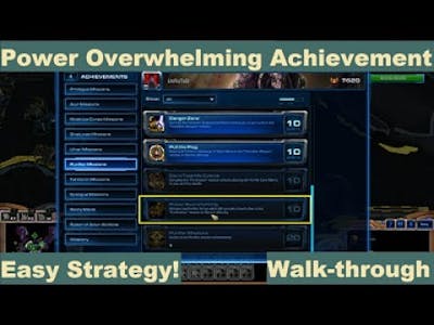 StarCraft 2: EASY Strategy to Get  Achievement (Purification Mission)