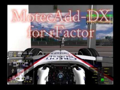 MotecAdd-DX for rFactor (Real time telemetry in game) (DirectX)