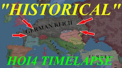 Hearts of Iron 4 Timelapse AI ONLY