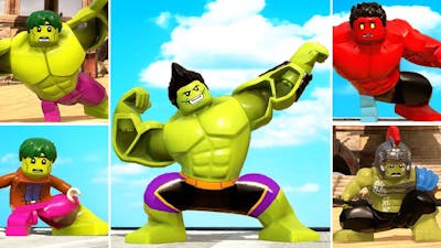 ALL HULK Transformations Animation in LEGO Marvel Super Heroes 2
