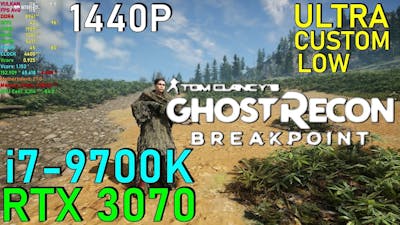 Ghost Recon Breakpoint RTX 3070  9700K - Max Settings 1440P