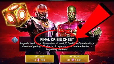 MARTIAN MANHUNTER PACK OPENING! Injustice 2 Mobile 4.1! iOS/Android!