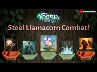 Steel Llamacorn Combat | Faeria Resurgence
