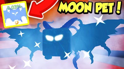 I CAN&#39;T BELIEVE how I got this MOON PET in Roblox Saber Simulator!