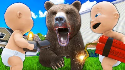 Babies KILL Bear with Dynamite - Whos Your Daddy 2 Update