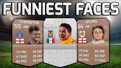 FIFA 15 - THE FUNNIEST FACES IN FIFA!!! - Fifa 15 Squad Of The Players With Funny Faces