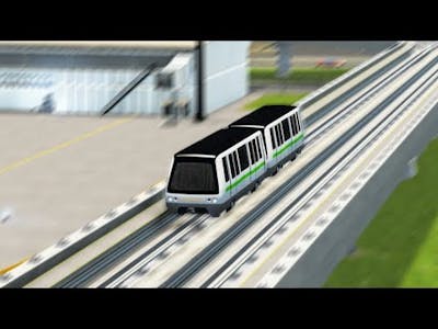Cities: Skylines - First Person Airport People Mover - Line 1