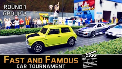 Fast &amp; Famous Car Tournament (Round 1 Group 2) Diecast Race