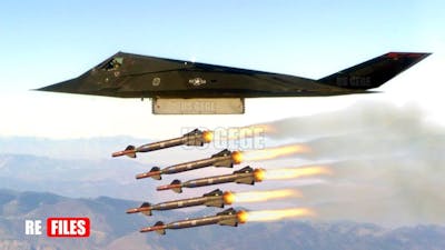 F-117 Nighthawks Flying As Adversaries China aerial War