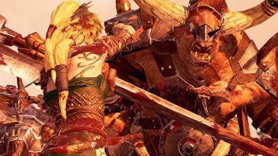 Total War WARHAMMER - Realm of The Wood Elves Versus Beastman - Massive Battle Total War Warhammer