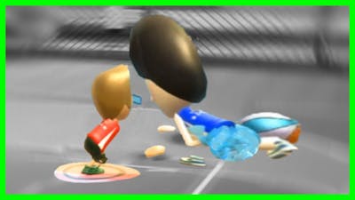 Wii Sports Basketball but something is very wrong (Wii Corruptions)