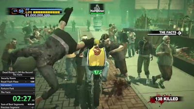 Dead Rising 2: Off The Record - The Facts (NG+) in 8:00