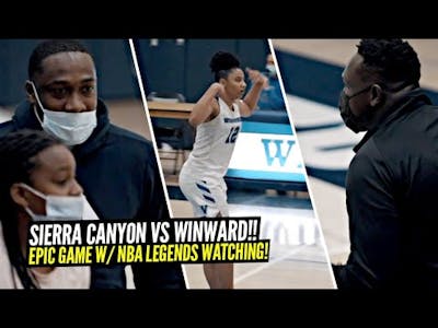 Sierra Canyon vs Windward Turned Out To BE EPIC w/ Gilbert Arenas  ZBo Watching! Juju Drops 44 Pts!