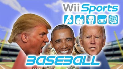 Presidents Play Wii Sports Baseball