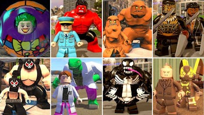 All Super-Villain Transformations and Suit Ups in LEGO Videogames