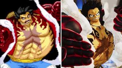 Evolution of Luffys Gear Fourth in One Piece games