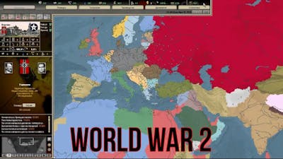 World War 2 Timelapse (Darkest Hour A Hearts of Iron Game)