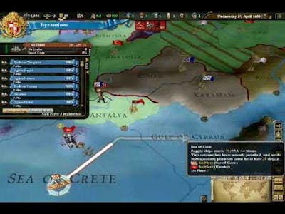 Let&#39;s play Europa Universalis 3 HTTT- Byzantium part 1
