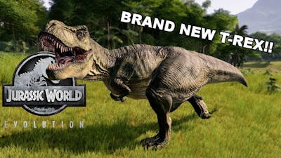 BRAND NEW TYRANNOSAURUS REX MODEL IN JURASSIC WORLD: EVOLUTION! NEW DLC MODELS FOR JWE!