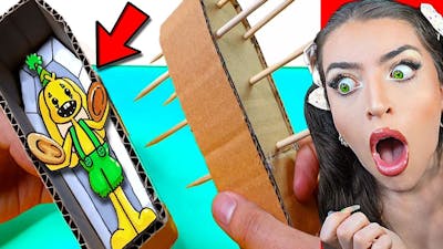 CRAZIEST Poppy Playtime DIY GAMES EVER!? (HUGGY PINBALL, WHACK-A-WUGGY, CANDY MACHINE,  MORE!)