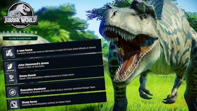 DLC ACHIEVEMENTS REVEALED! | Jurassic World: Evolution Claires Sanctuary DLC
