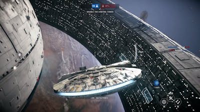 STAR WARS Battlefront II Rey,Chewbacca &amp; Han,Chewbacca Millennium Falcon Gameplay