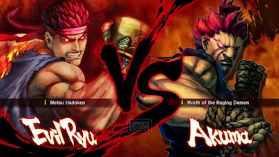 Ultra Street Fighter 4 - Evil Ryu Vs Akuma [Hardest]