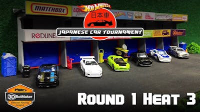 R1H3 Japanese Car Tournament | Hot Wheels JDM Diecast Racing