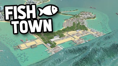 TSUNAMI HITS FISHTOWN!! - Cities Skylines FishTown