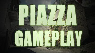 MW3 Piazza Gameplay and Spots - My First Game LIVE (MW3 Map Pack 1)