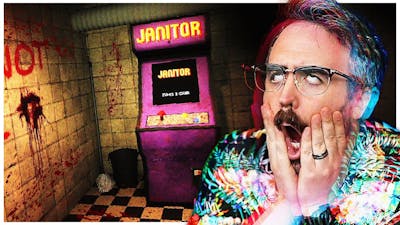 Trapped In A Haunted Arcade | Janitor Bleeds